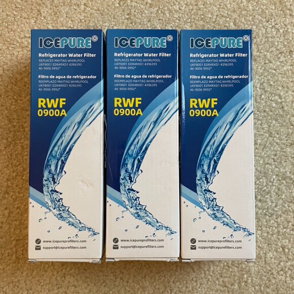 ICEPURE  Refrigerator Water Filters 3 Pack RWF0900A - Picture 1 of 7